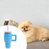 Dog Squeaky Toy Bite Resistant Chewing Plush Cup for Small Medium Large Dogs blue