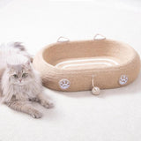 Cat Scratcher Bed Furniture Protection Play Training Toy for Indoor Cats Pet