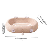 Cat Scratcher Bed Furniture Protection Play Training Toy for Indoor Cats Pet