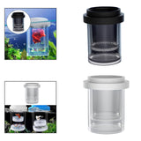 Maxbell Fish Breeding Box Aquarium Tank Hatchery Incubator for Guppy Clownfish Betta Black