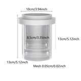 Maxbell Fish Breeding Box Aquarium Tank Hatchery Incubator for Guppy Clownfish Betta White