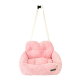 Dog Car SUV Seat Puppy Bed Portable Versatile Lightweight Pet Travel Carrier Pink S