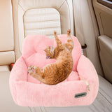 Dog Car SUV Seat Puppy Bed Portable Versatile Lightweight Pet Travel Carrier Pink S