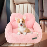 Dog Car SUV Seat Puppy Bed Portable Versatile Lightweight Pet Travel Carrier Pink S