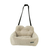 Dog Car SUV Seat Puppy Bed Portable Versatile Lightweight Pet Travel Carrier Grey S