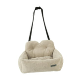 Dog Car SUV Seat Puppy Bed Portable Versatile Lightweight Pet Travel Carrier Grey S