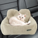Dog Car SUV Seat Puppy Bed Portable Versatile Lightweight Pet Travel Carrier Grey S