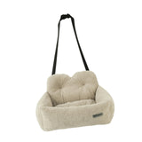 Dog Car SUV Seat Puppy Bed Portable Versatile Lightweight Pet Travel Carrier Grey L