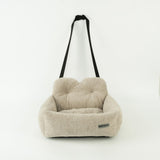 Dog Car SUV Seat Puppy Bed Portable Versatile Lightweight Pet Travel Carrier Grey L