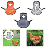 Chicken Saddle for Hens Lightweight Accessories Back Protector Chicken Apron Red