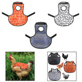 Chicken Saddle for Hens Lightweight Accessories Back Protector Chicken Apron Red