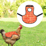 Chicken Saddle for Hens Lightweight Accessories Back Protector Chicken Apron Red