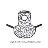 Chicken Saddle for Hens Lightweight Accessories Back Protector Chicken Apron White