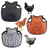 Chicken Saddle for Hens Lightweight Accessories Back Protector Chicken Apron White