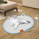 Cat Scratching Pad Rug Couch Claw Home Toy Indoor Cats Cat Scratcher Mat Toy Blue 50x35cm