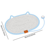 Cat Scratching Pad Rug Couch Claw Home Toy Indoor Cats Cat Scratcher Mat Toy Blue 60x40cm