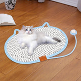 Cat Scratching Pad Rug Couch Claw Home Toy Indoor Cats Cat Scratcher Mat Toy Blue 60x40cm