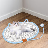 Cat Scratching Pad Rug Couch Claw Home Toy Indoor Cats Cat Scratcher Mat Toy Blue 60x40cm
