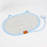 Cat Scratching Pad Rug Couch Claw Home Toy Indoor Cats Cat Scratcher Mat Toy Blue 60x40cm
