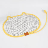 Cat Scratching Pad Rug Couch Claw Home Toy Indoor Cats Cat Scratcher Mat Toy Yellow 50x35cm