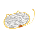 Cat Scratching Pad Rug Couch Claw Home Toy Indoor Cats Cat Scratcher Mat Toy Yellow 60x40cm