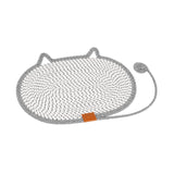 Cat Scratching Pad Rug Couch Claw Home Toy Indoor Cats Cat Scratcher Mat Toy Gray 50x35cm
