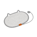 Cat Scratching Pad Rug Couch Claw Home Toy Indoor Cats Cat Scratcher Mat Toy Gray 50x35cm