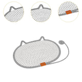 Cat Scratching Pad Rug Couch Claw Home Toy Indoor Cats Cat Scratcher Mat Toy Gray 50x35cm
