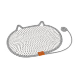 Cat Scratching Pad Rug Couch Claw Home Toy Indoor Cats Cat Scratcher Mat Toy Gray 60x40cm
