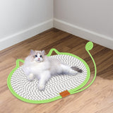 Cat Scratching Pad Rug Couch Claw Home Toy Indoor Cats Cat Scratcher Mat Toy Green 50x35cm