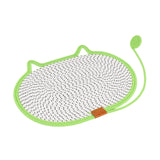 Cat Scratching Pad Rug Couch Claw Home Toy Indoor Cats Cat Scratcher Mat Toy Green 60x40cm