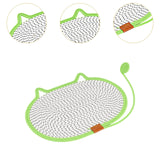 Cat Scratching Pad Rug Couch Claw Home Toy Indoor Cats Cat Scratcher Mat Toy Green 60x40cm
