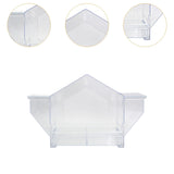 Window Bird Feeder for Birding Acrylic Birdfeeder for Backyard Patio Outside