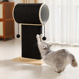 Cat Scratching Post with Tunnel Bed Pet House for Indoor Cats Grinding Claws