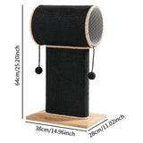 Cat Scratching Post with Tunnel Bed Pet House for Indoor Cats Grinding Claws