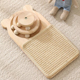 Cat Scratcher Versatile Cat Scratcher Pad for Playing Grinding Claw Exercise Wood