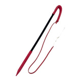 Dog Training Whip Pet Obedience Correction Tool for Teasing Agility Training Black Red