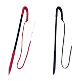 Dog Training Whip Pet Obedience Correction Tool for Teasing Agility Training Black Red