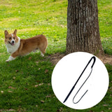 Dog Training Whip Pet Obedience Correction Tool for Teasing Agility Training Black