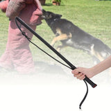 Dog Training Whip Pet Obedience Correction Tool for Teasing Agility Training Black