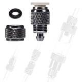 Maxbell Aquarium Hose Adapter M10 for 4x6mm CO2 Airline Tubing Tubing Pipe Connector Male Type A