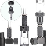 Maxbell Aquarium Hose Adapter M10 for 4x6mm CO2 Airline Tubing Tubing Pipe Connector Male Type B