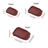 Maxbell Reptile Food Bowl Habitat Bathing Pool for Snake Chameleon Aquarium Ornament M