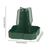 Maxbell Bearded Dragon Feeder Chameleon Feeding Station for Frog Lizard Climbing Pet Green