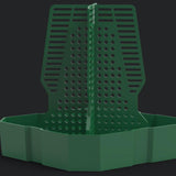 Maxbell Bearded Dragon Feeder Chameleon Feeding Station for Frog Lizard Climbing Pet Green