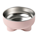 Maxbell Cat Dog Bowl Multiuse Easy to Clean Anti Slip Sturdy Stylish Water Food Bowl Pink