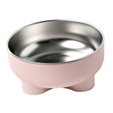 Maxbell Cat Dog Bowl Multiuse Easy to Clean Anti Slip Sturdy Stylish Water Food Bowl Pink