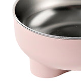 Maxbell Cat Dog Bowl Multiuse Easy to Clean Anti Slip Sturdy Stylish Water Food Bowl Pink