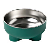Maxbell Cat Dog Bowl Multiuse Easy to Clean Anti Slip Sturdy Stylish Water Food Bowl Green