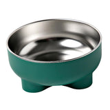 Maxbell Cat Dog Bowl Multiuse Easy to Clean Anti Slip Sturdy Stylish Water Food Bowl Green